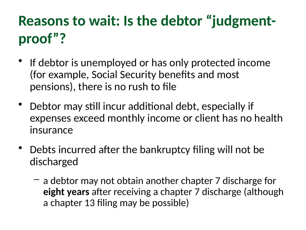Module 2: Pre-Filing Considerations Pro Bono - slide 37 of 63