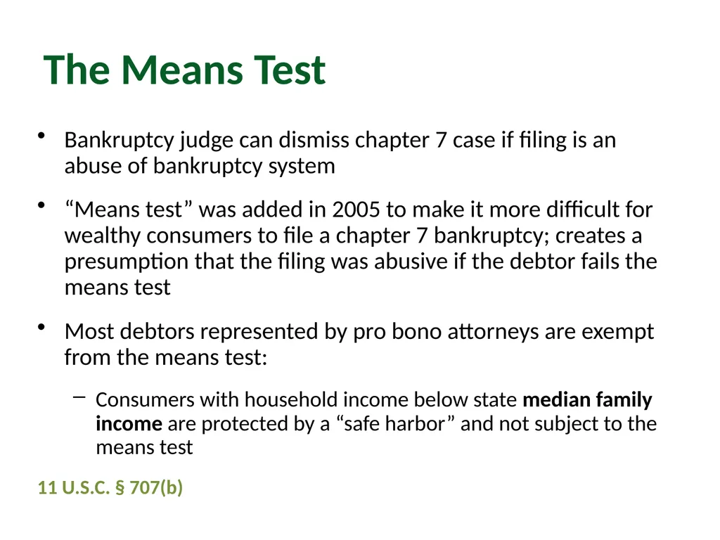 Module 2: Pre-Filing Considerations Pro Bono - slide 19 of 63