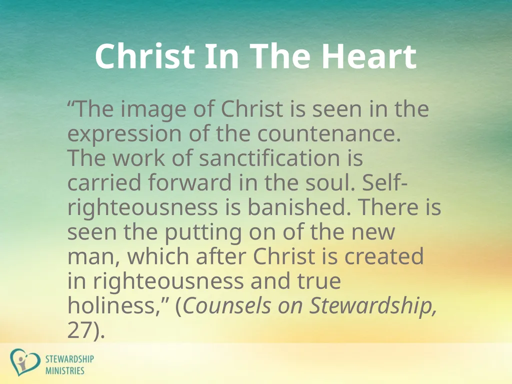 A Heart for Christ TRACY B. JOHN One of the - slide 13 of 21
