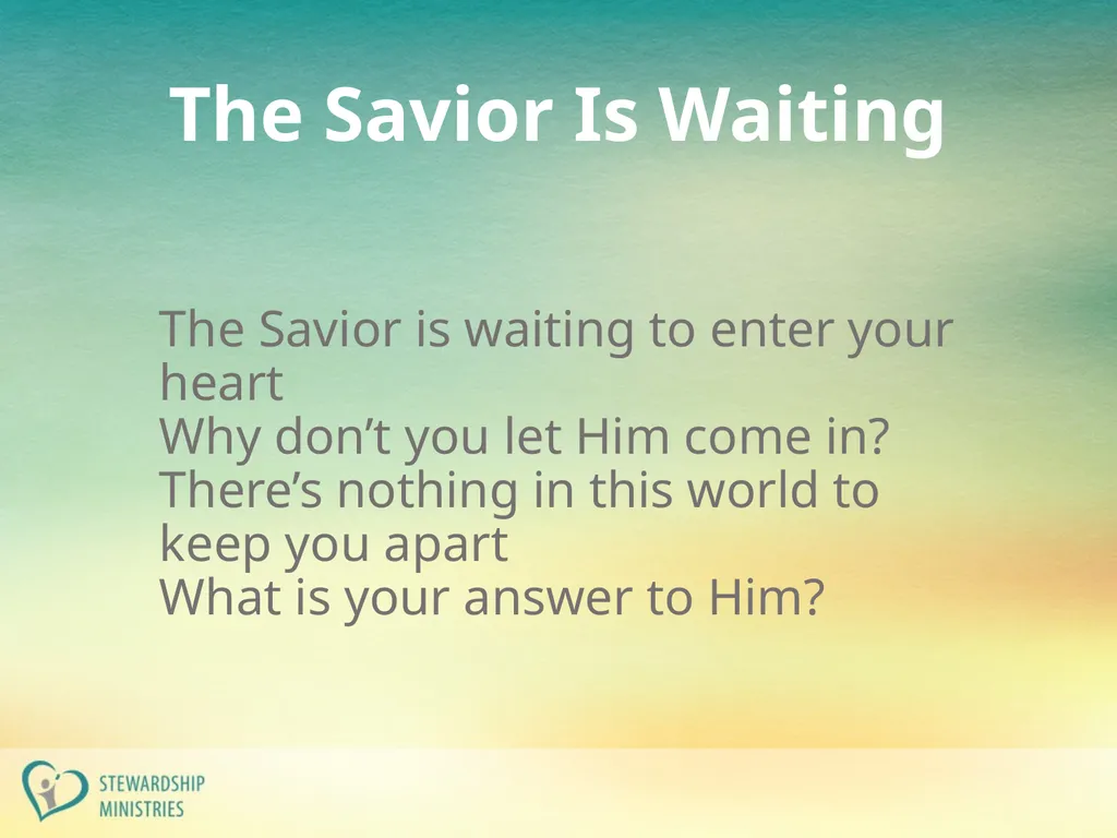 A Heart for Christ TRACY B. JOHN One of the - slide 21 of 21