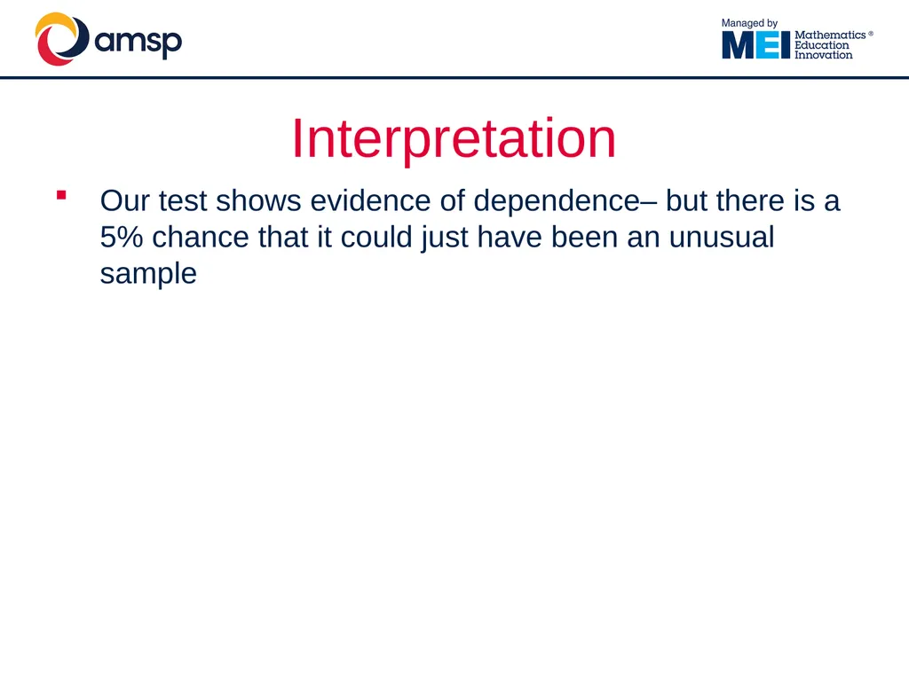 Understanding and using the Chi-Squared test in - slide 38 of 39