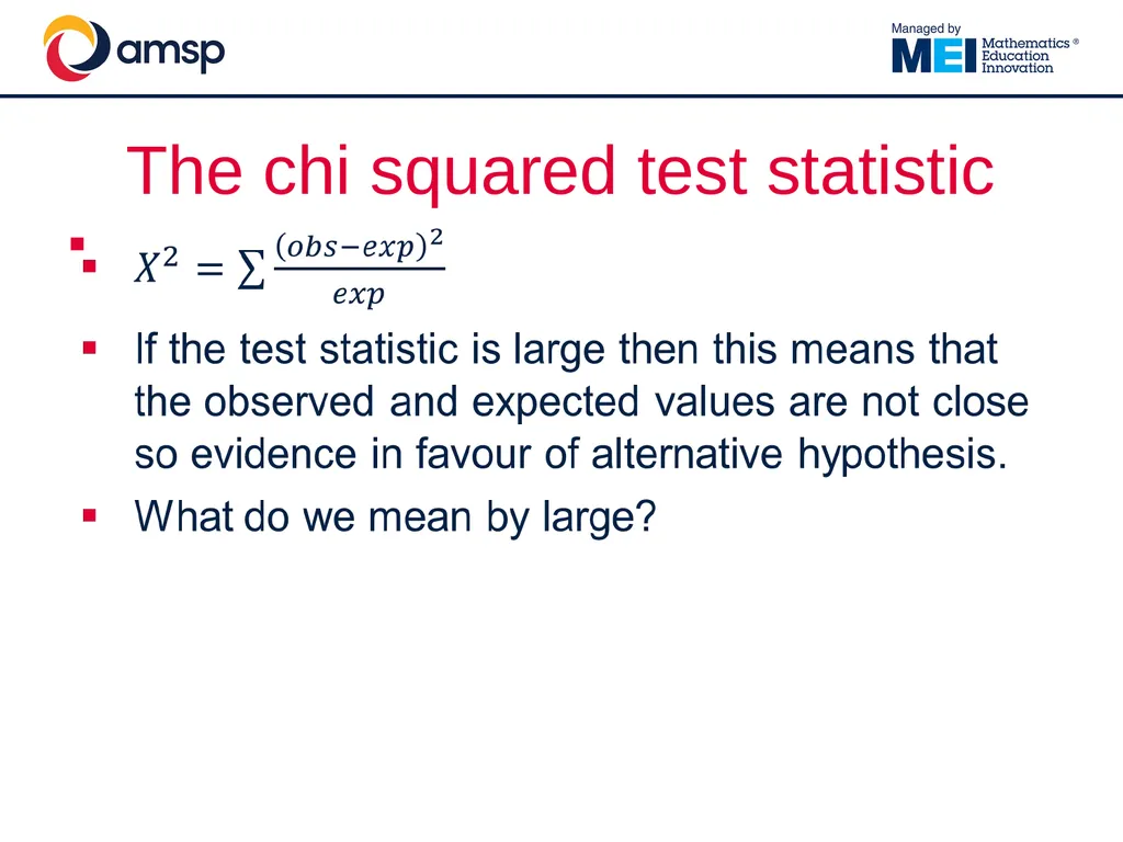Understanding and using the Chi-Squared test in - slide 16 of 39