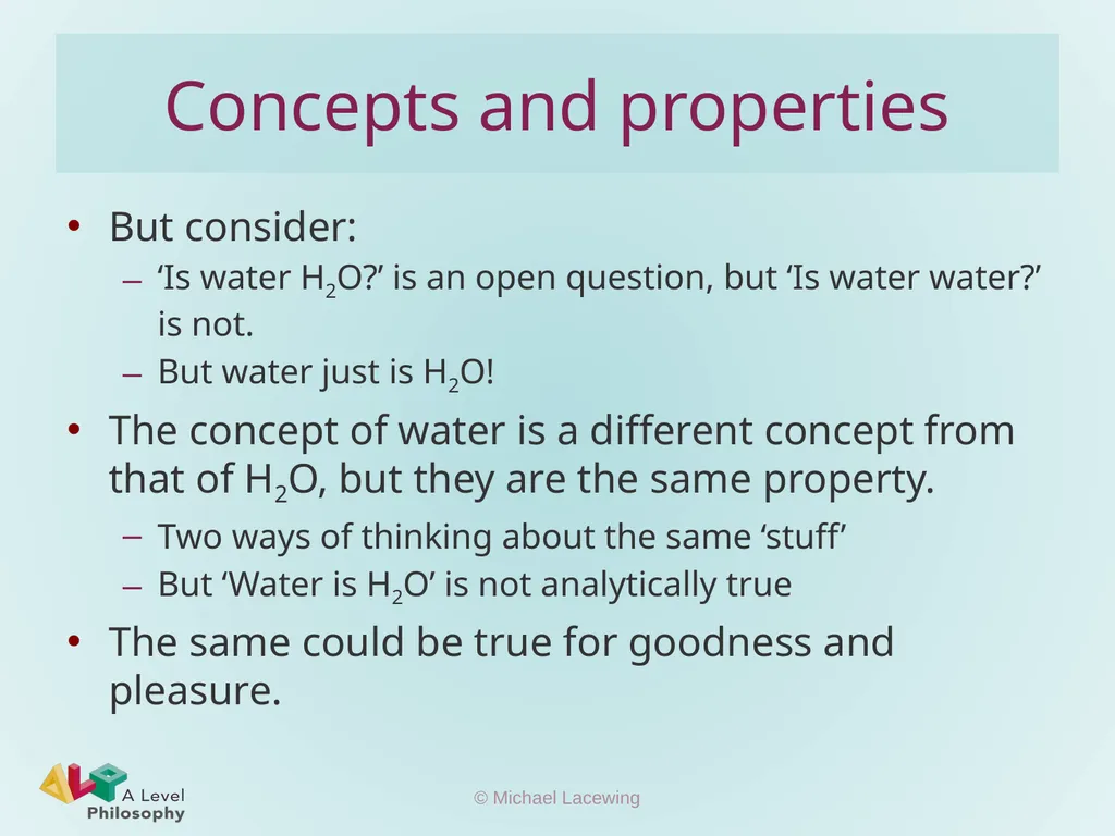 Ethical non-naturalism Michael Lacewing - slide 8 of 10