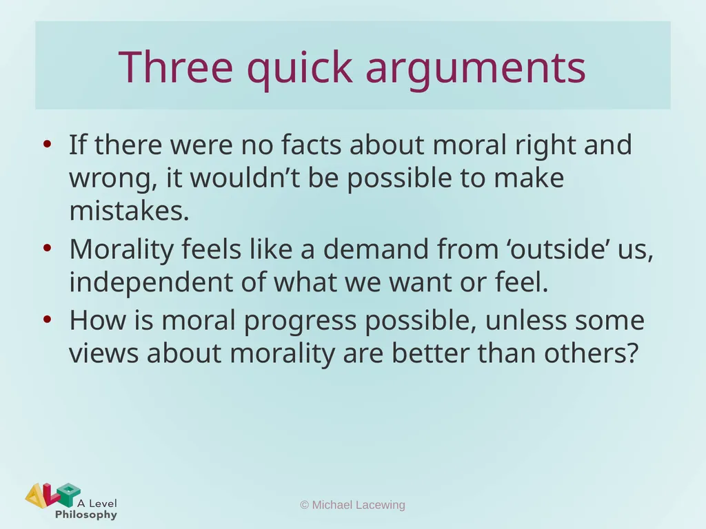 Ethical non-naturalism Michael Lacewing - slide 3 of 10