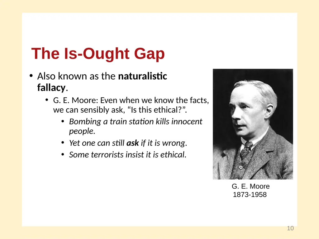 Facts and Values A Course in Business Ethics - slide 10 of 17
