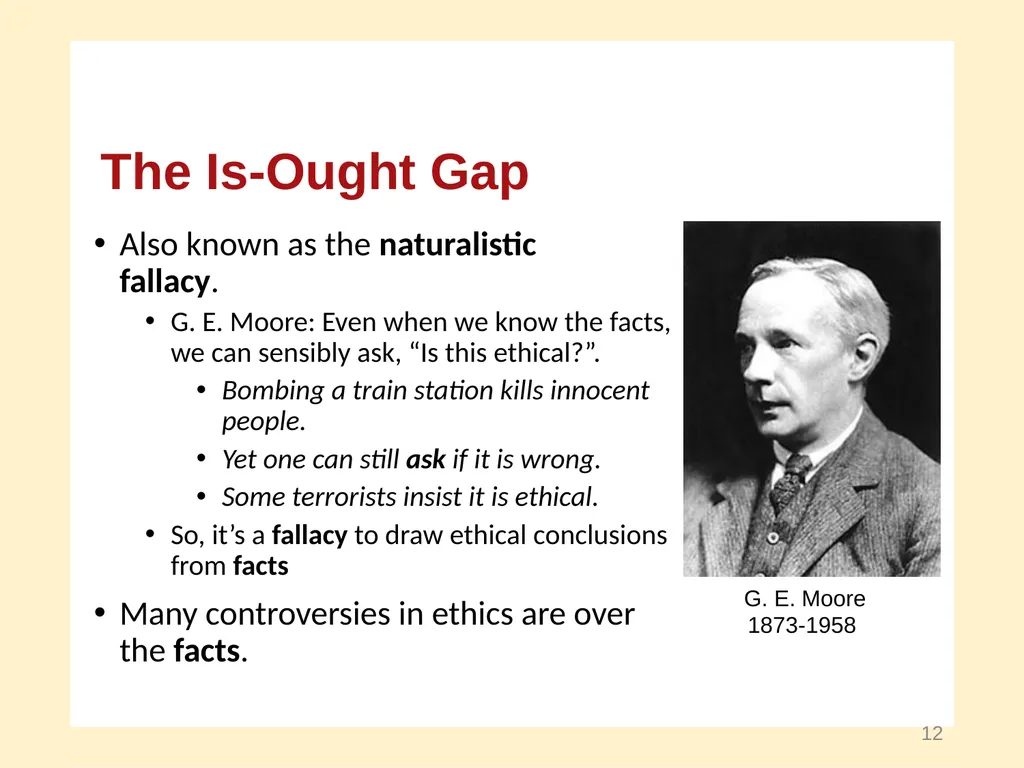 Facts and Values A Course in Business Ethics - slide 12 of 17