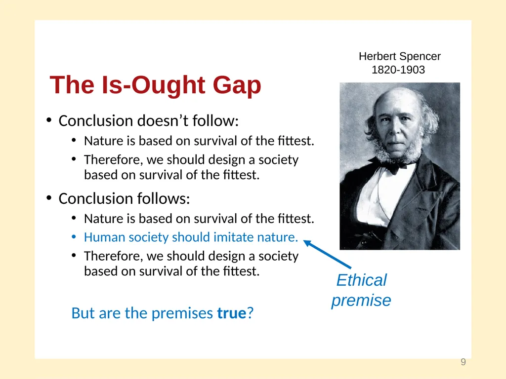 Facts and Values A Course in Business Ethics - slide 9 of 17