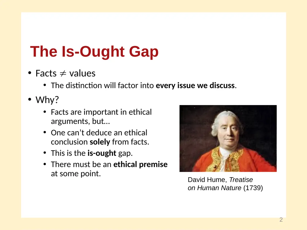 Facts and Values A Course in Business Ethics - slide 2 of 17