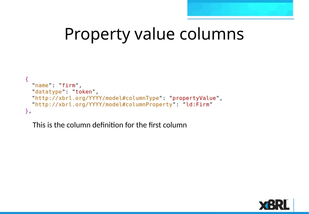 xBRL-CSV Overview xBRL-CSV xBRL-CSV provides a - slide 35 of 43