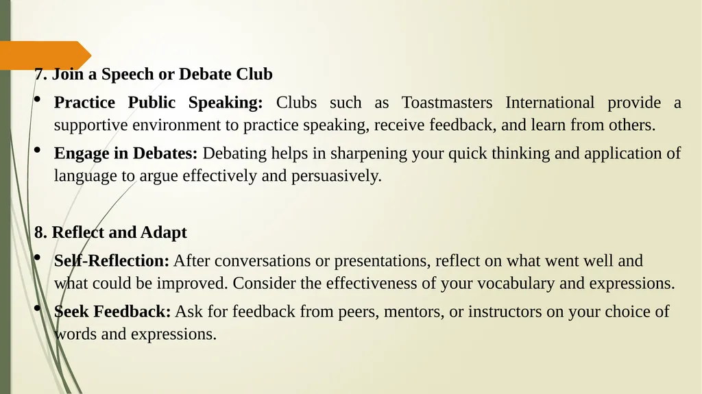 Vocabulary and expression development: Ienas Talib - slide 5 of 7