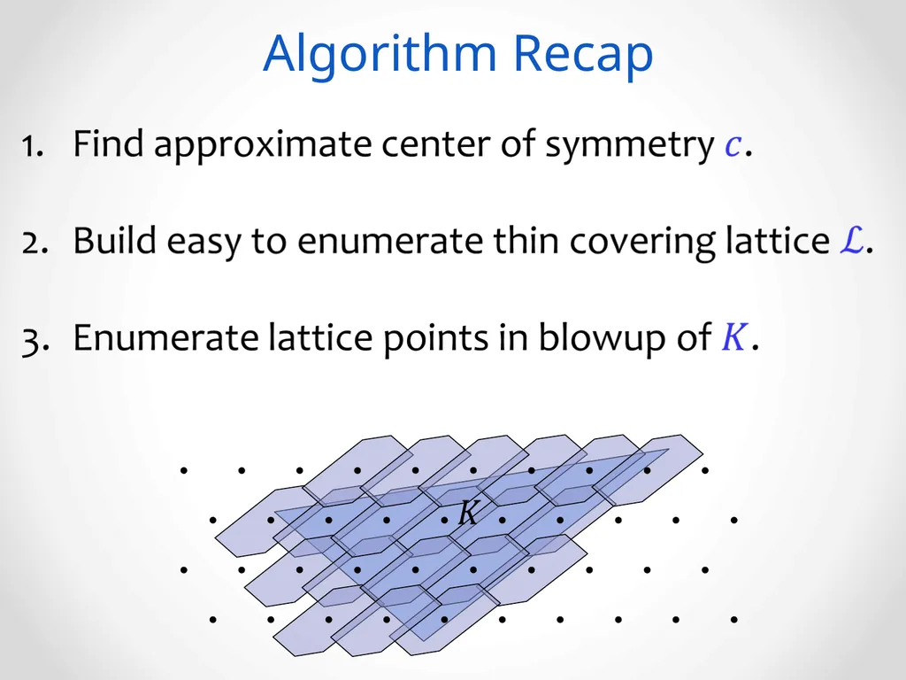 Faster Deterministic Volume Estimation in the - slide 19 of 37