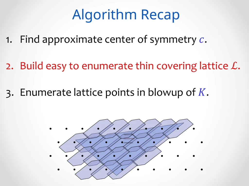 Faster Deterministic Volume Estimation in the - slide 20 of 37