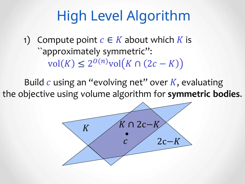 Faster Deterministic Volume Estimation in the - slide 15 of 37