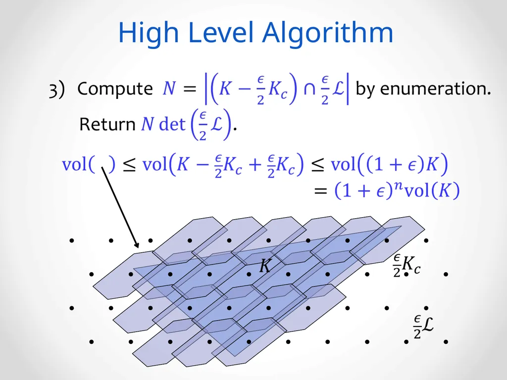 Faster Deterministic Volume Estimation in the - slide 18 of 37