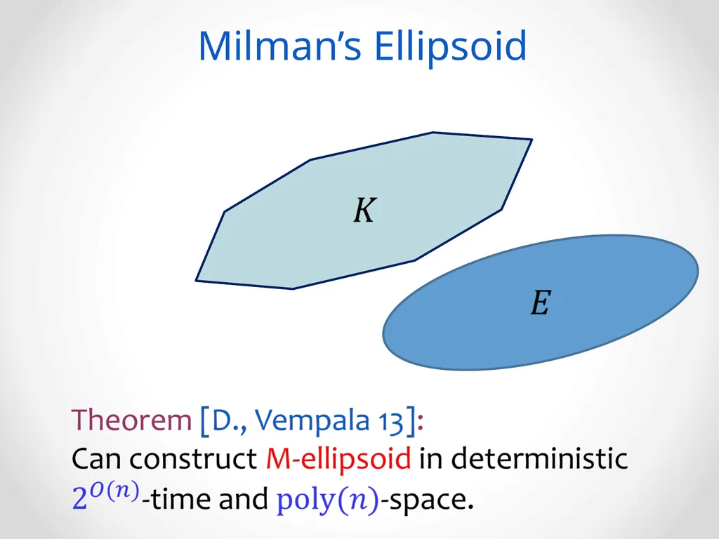 Faster Deterministic Volume Estimation in the - slide 26 of 37