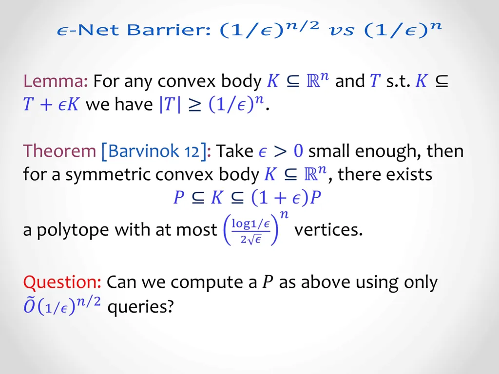 Faster Deterministic Volume Estimation in the - slide 37 of 37