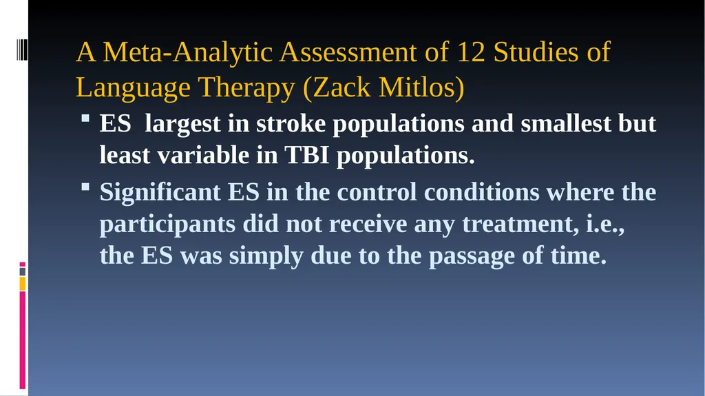 Cognitive Rehabilitation: Treatment and Efficacy - slide 24 of 40