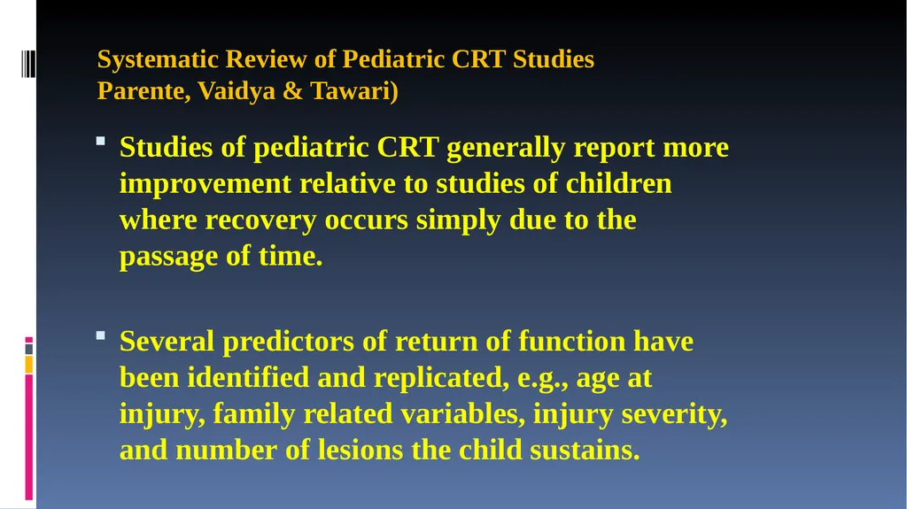 Cognitive Rehabilitation: Treatment and Efficacy - slide 25 of 40