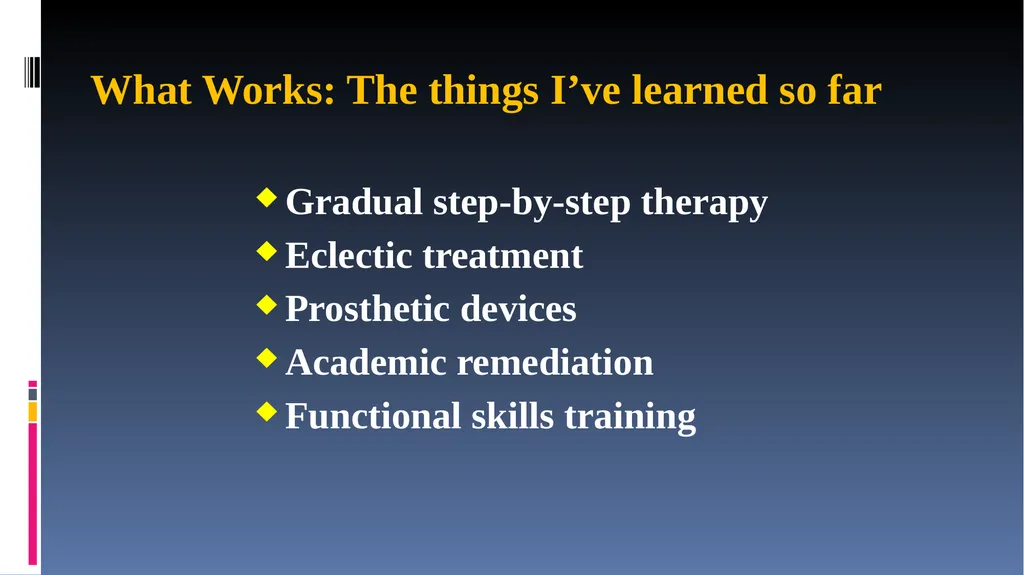 Cognitive Rehabilitation: Treatment and Efficacy - slide 31 of 40