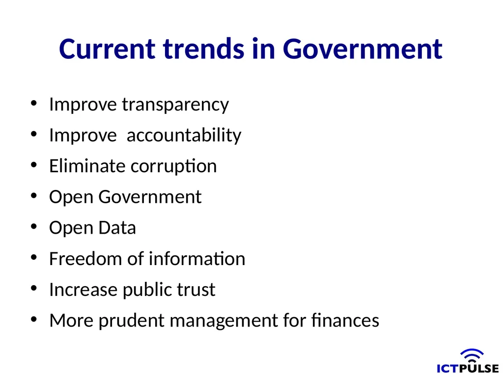 Public Procurement and e-Government Content Key - slide 10 of 16