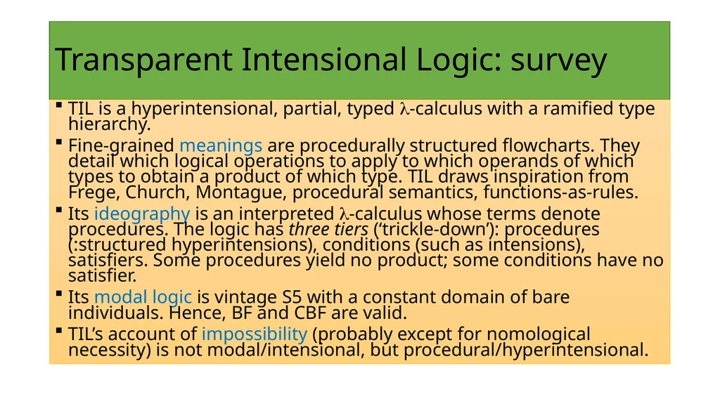 Impossibilities without impossibilia Bjørn - slide 9 of 34
