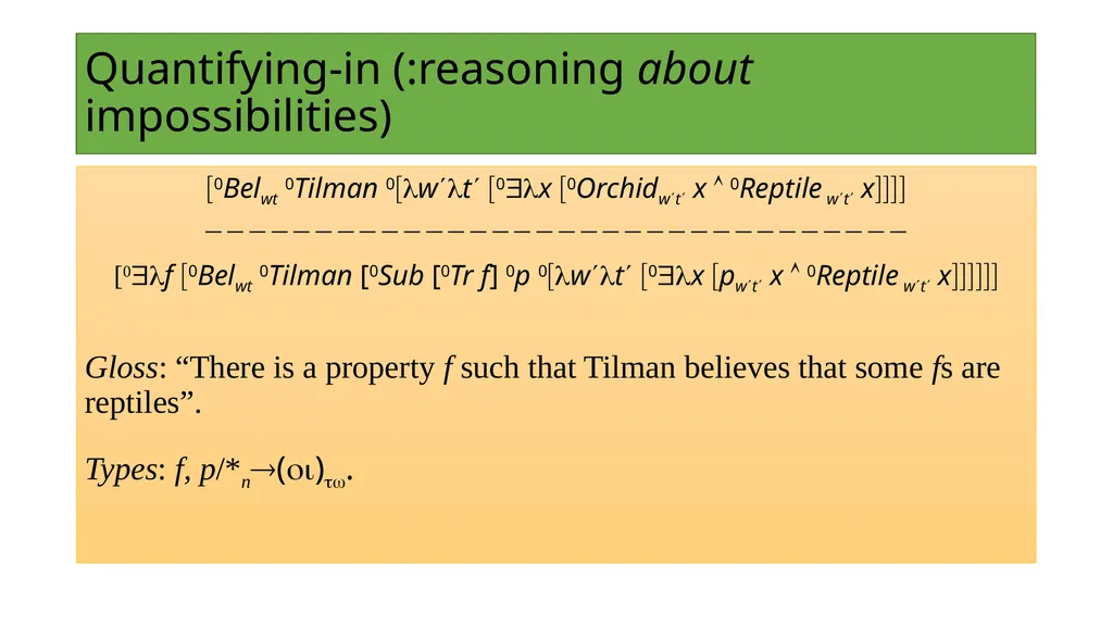 Impossibilities without impossibilia Bjørn - slide 33 of 34