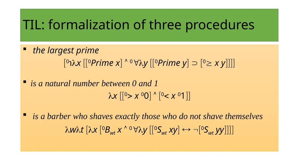 Impossibilities without impossibilia Bjørn - slide 21 of 34