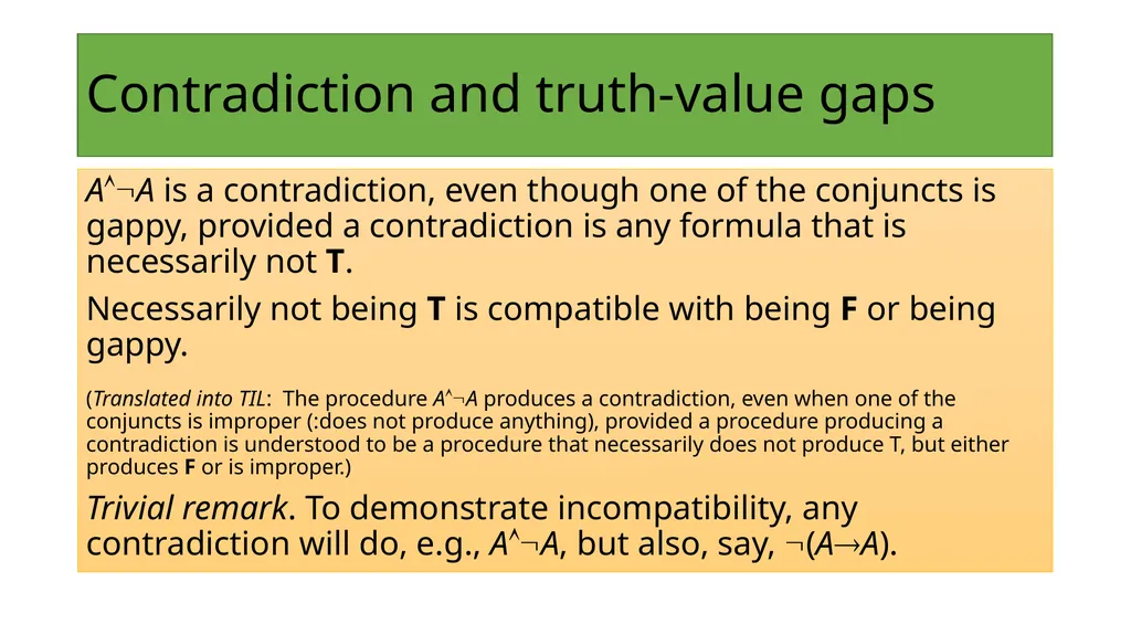 Impossibilities without impossibilia Bjørn - slide 15 of 34