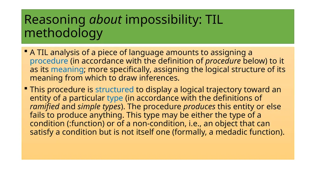 Impossibilities without impossibilia Bjørn - slide 14 of 34