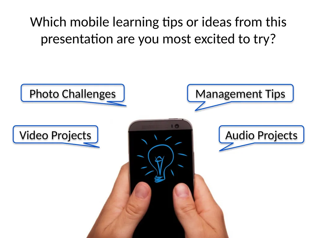 Mobile devices can be used as a tools for helping - slide 29 of 31
