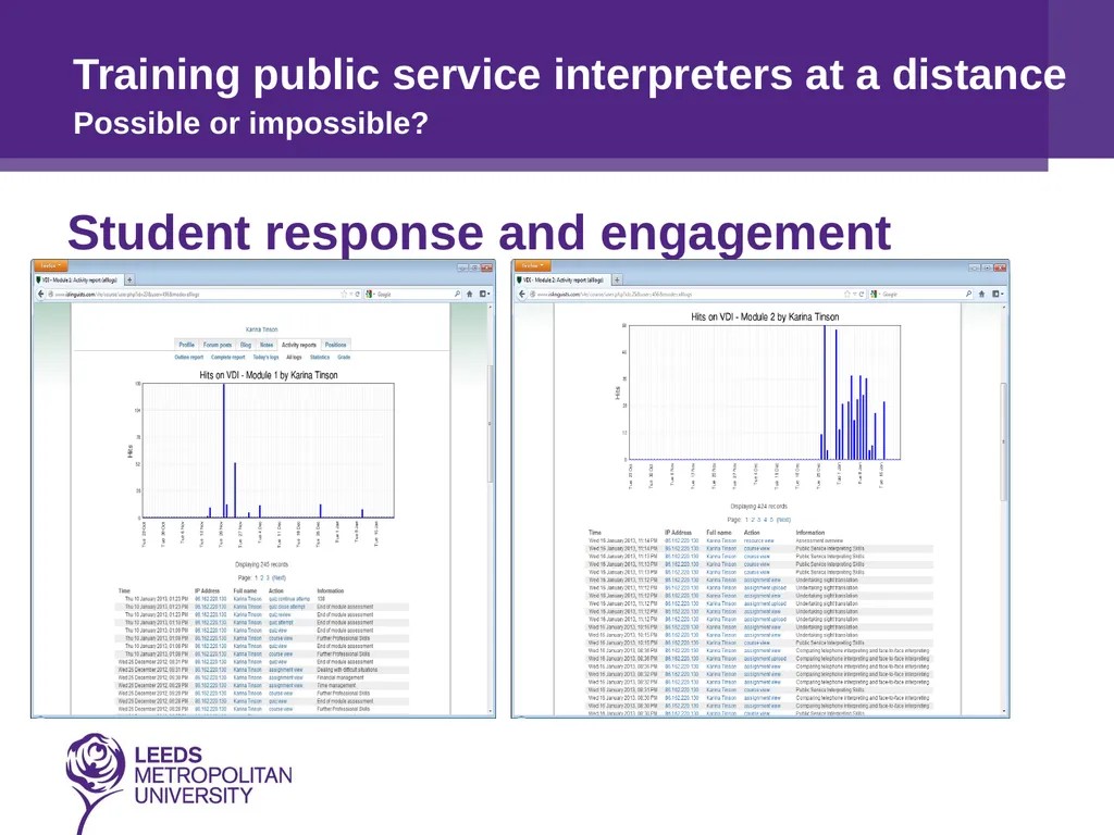 Training public service interpreters at a distance - slide 9 of 16