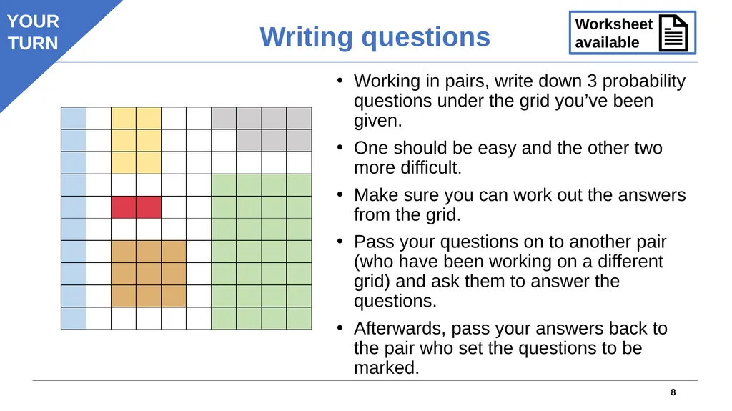 1 Objectives Understand the likelihood of events - slide 8 of 21
