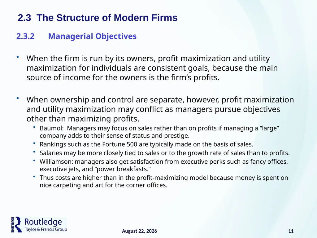 The Firm and Its Costs 2 17 July 2019 1 - slide 11 of 25