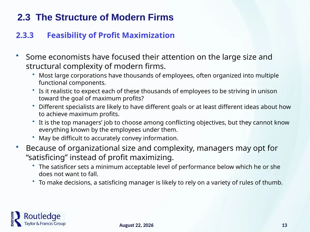 The Firm and Its Costs 2 17 July 2019 1 - slide 13 of 25