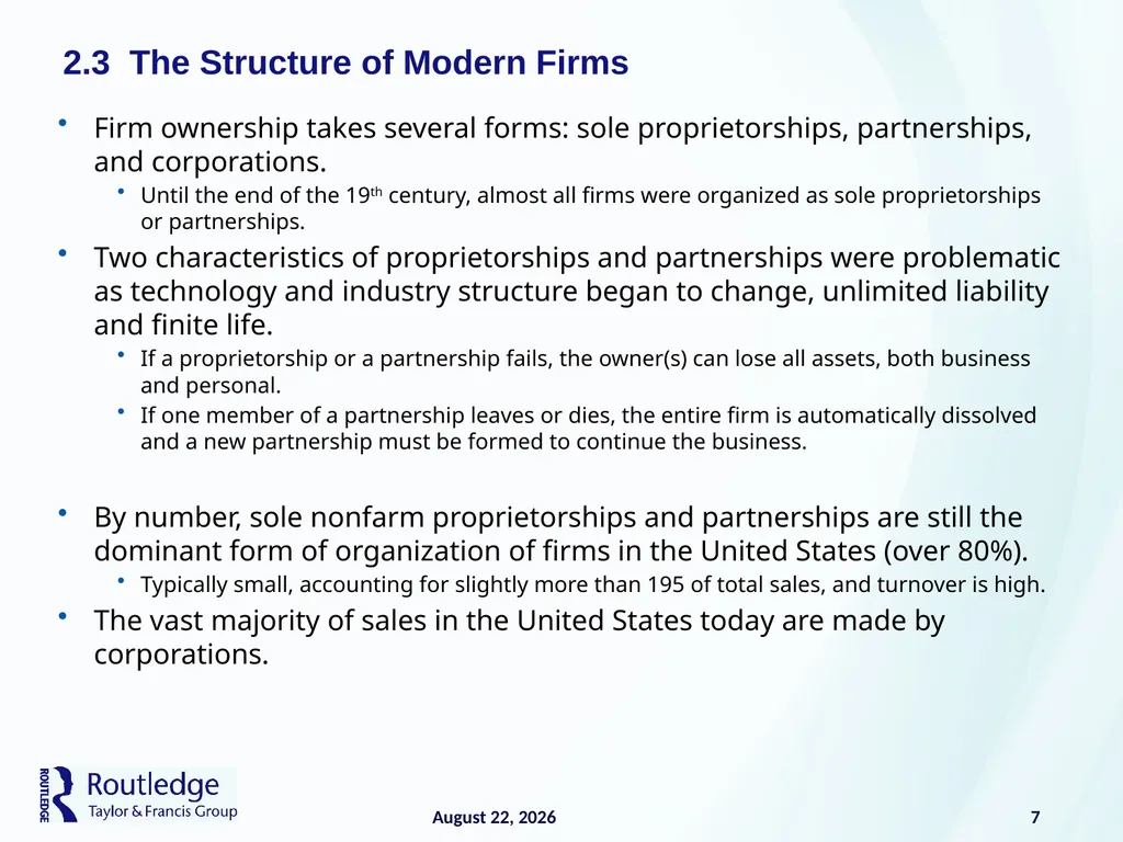 The Firm and Its Costs 2 17 July 2019 1 - slide 7 of 25