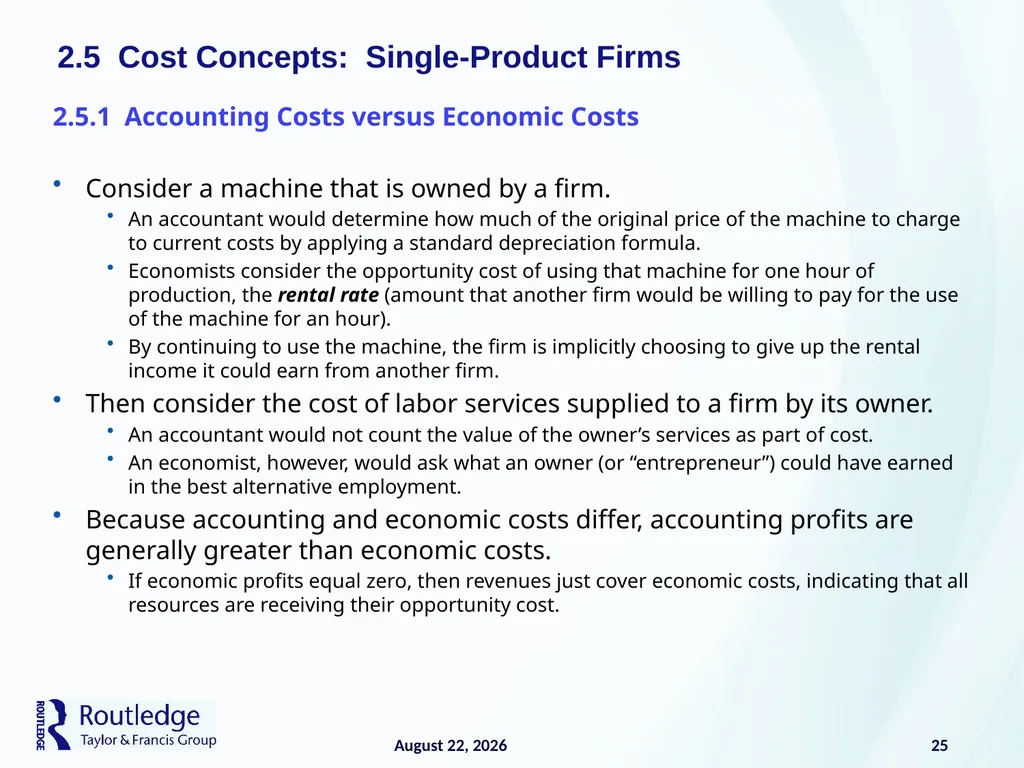 The Firm and Its Costs 2 17 July 2019 1 - slide 25 of 25