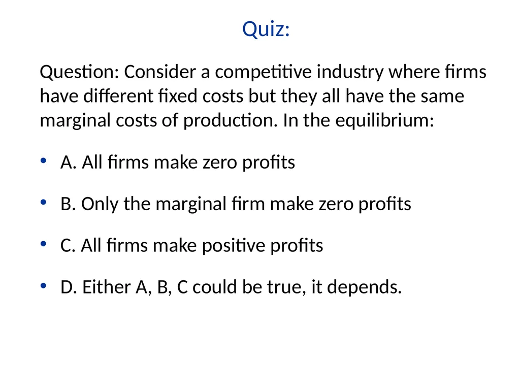 Lecture 7 Firms and Profit Maximization Economics - slide 68 of 71