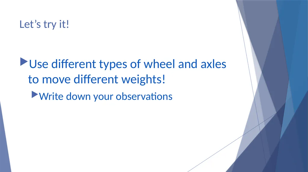 Wheel and Axle Simple Machines Wheel and axles are - slide 13 of 13