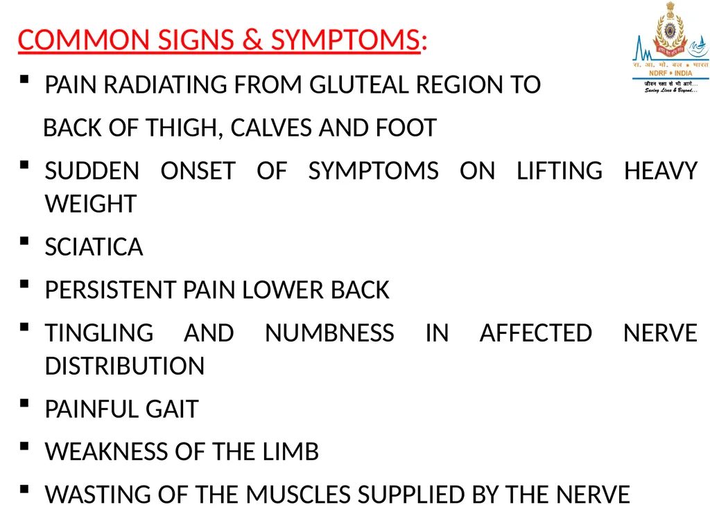 SPINAL TRAUMA AND PIVD LESSON -21 BY PRAVIN DUDHE - slide 12 of 18