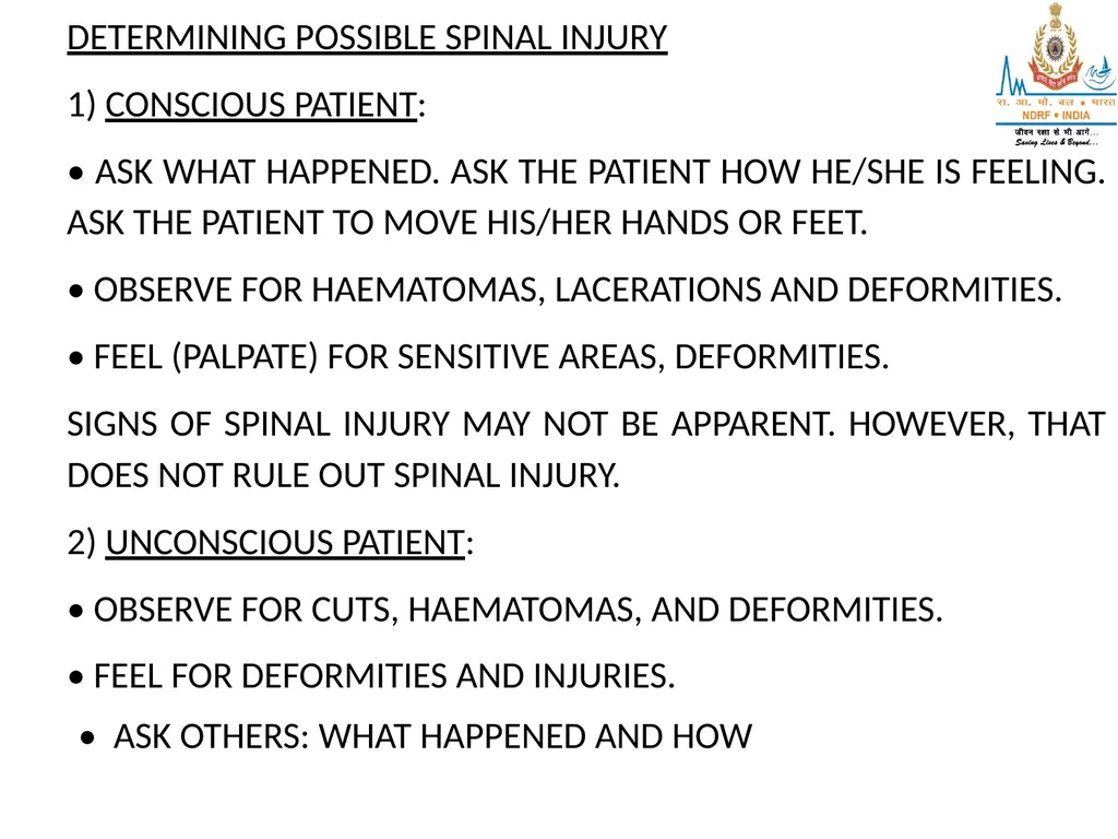 SPINAL TRAUMA AND PIVD LESSON -21 BY PRAVIN DUDHE - slide 5 of 18