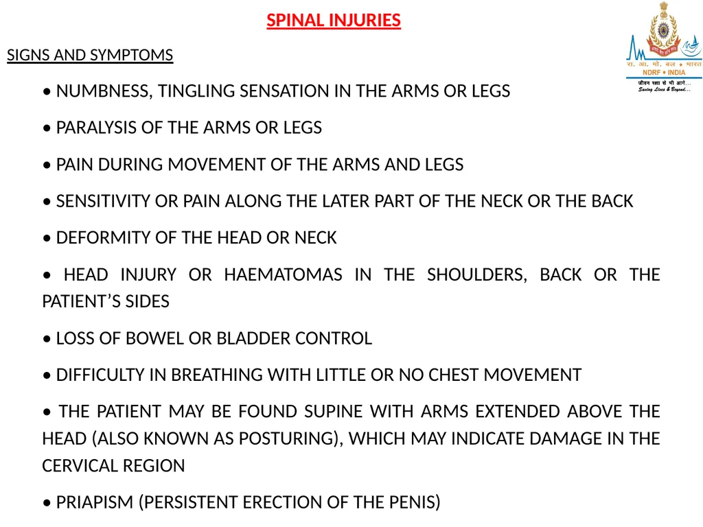 SPINAL TRAUMA AND PIVD LESSON -21 BY PRAVIN DUDHE - slide 4 of 18