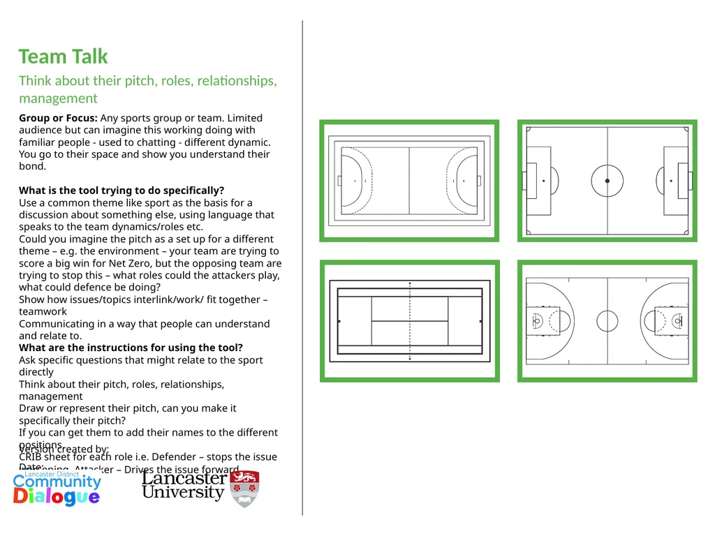 Title Slide for this tool Team Talk Think about - slide 2 of 5