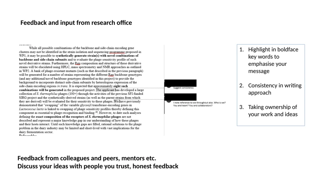 Grant proposals writing: Lessons learned… Prof. - slide 9 of 10