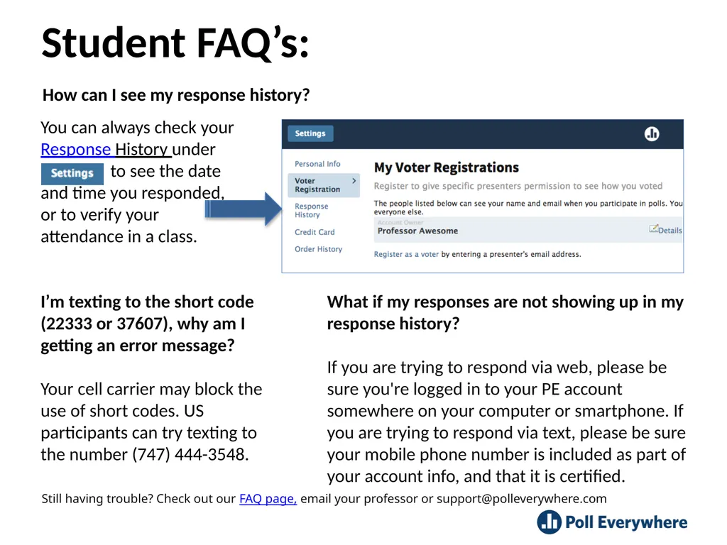 This guide will to help your students register for - slide 7 of 7