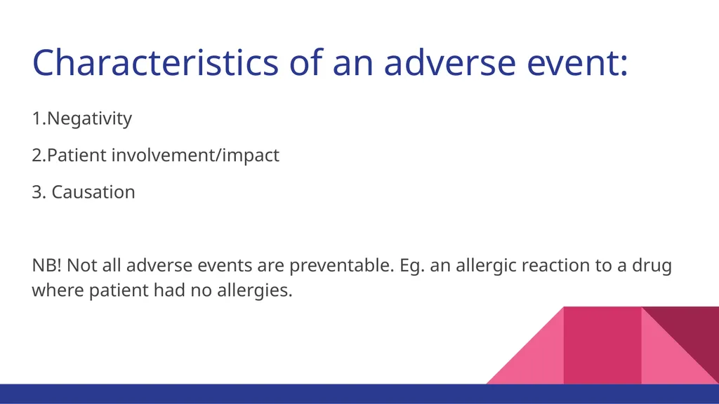 Reporting Serious Adverse Events Karasha Moodley, - slide 5 of 23