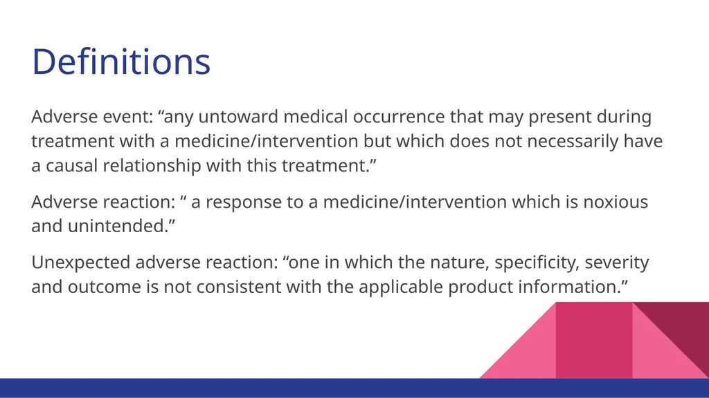 Reporting Serious Adverse Events Karasha Moodley, - slide 3 of 23