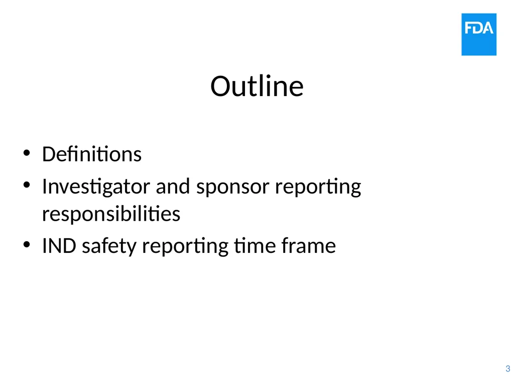 Safety Considerations: Regulatory Definitions and - slide 3 of 18