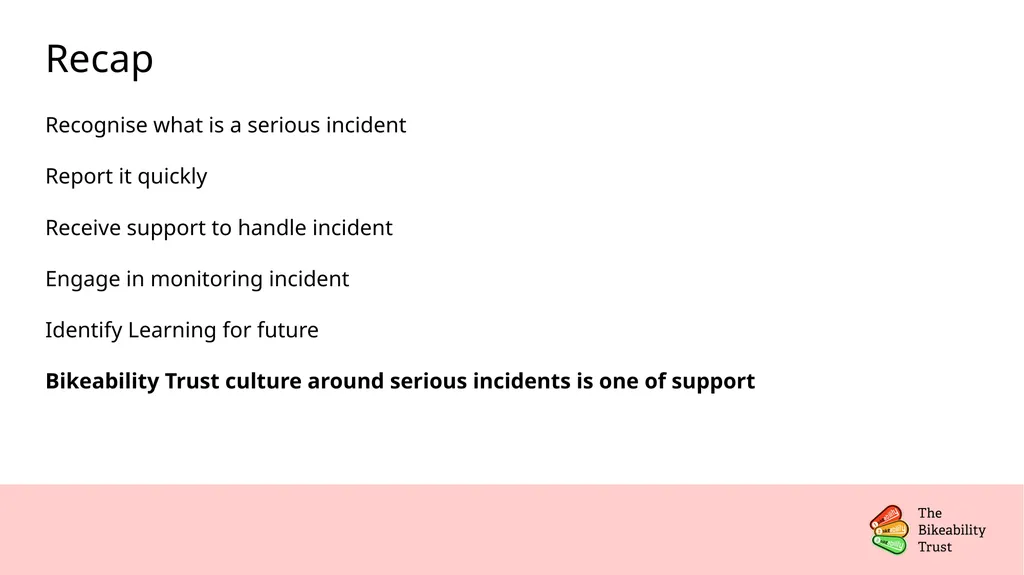 Serious Incidents: Reporting & Investigations - slide 15 of 18