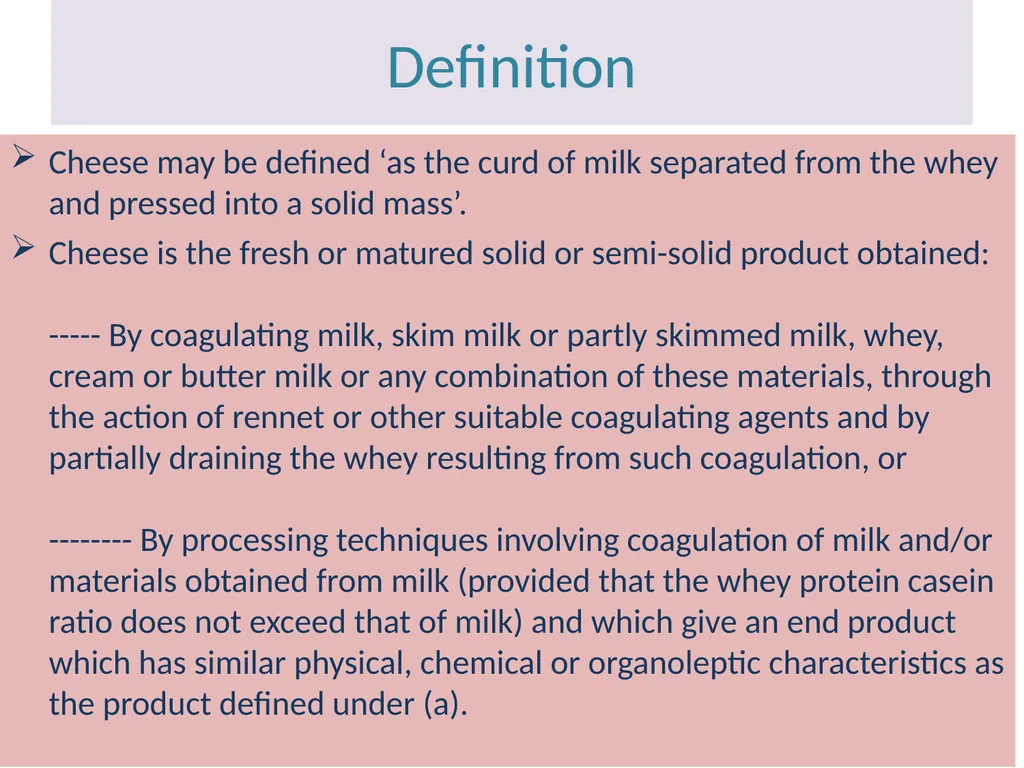Cheese Technology Dr Sanjeev Kumar Associate - slide 2 of 16