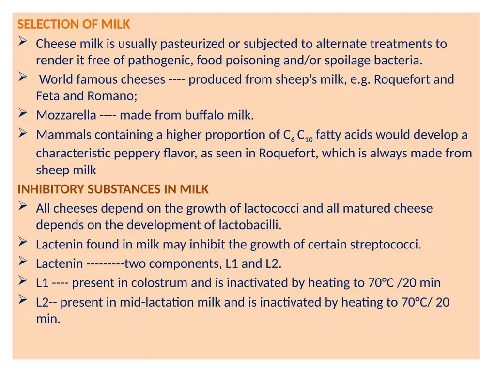 Cheese Technology Dr Sanjeev Kumar Associate - slide 9 of 16